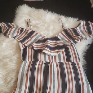 Summer Striped Jumpsuit